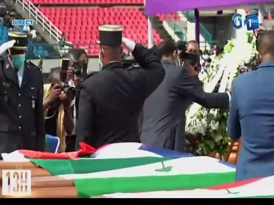 RTG/ Soutien et Solidarité du Premier Ministre Gabonais à l’hommage national des victimes des explosions du dépôt de munitions d’un camp militaire en Guinée équatoriale