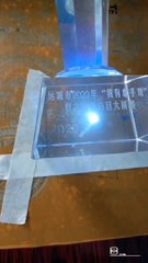 Fiber Laser Marking on Clear Glass
