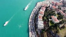 Kısıtlamasız Cumartesi’yi fırsat bilen İstanbullular Arnavutköy Sahili’ne akın etti