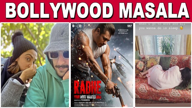 Ranveer Singh shares cute selfie with Deepika Padukone | Salman Khan's 'Radhe: Your Most Wanted Bhai' poster unveiled