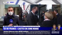 Le Premier ministre Jean Castex visite un centre de réanimation à Aulnay-sous-bois, en Seine-Saint-Denis