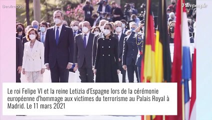 Télécharger la video: Letizia d'Espagne au palais avec Felipe : cuissardes et total-look noir pour une cérémonie hommage