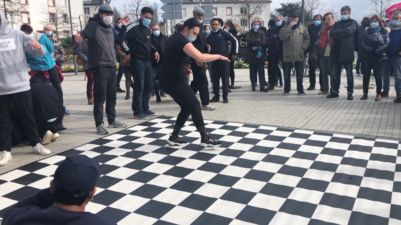 Les rappeurs solidaires de Marianne, licenciée par la Maison pour tous de Pen ar Creac’h