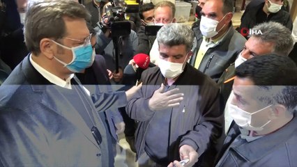 TOBB Başkanı Hisarcıklıoğlu, Diyarbakır’da evlat nöbetindeki aileleri ziyaret etti