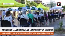 Aplican la segunda dosis de la Sputnik V en Misiones-A