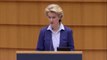 President von der Leyen EU debates at the signature of the Joint Declaration on the Future of Europe