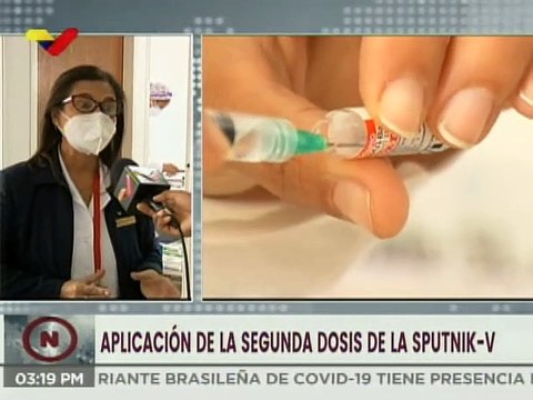 Realizan jornada de segunda dosis de vacunas Sputnik- V en el Hospital Periférico de Coche