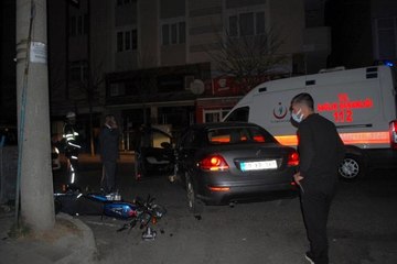 Çorlu'da trafik kazası: 2 yaralı