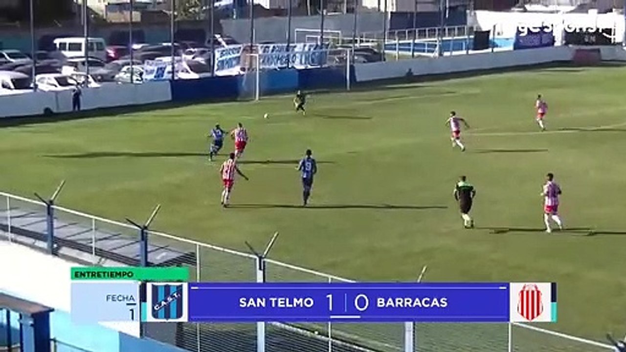 San Telmo 1-1 Barracas Central - Primera Nacional - Fecha 1