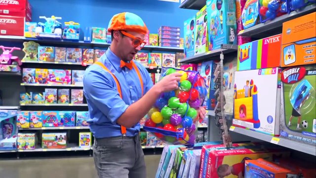 Aprende colores para niños con Blippi Español | CAJAS DE COLORES | Videos educativos para niños