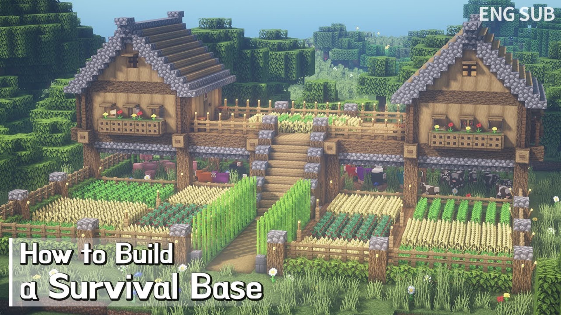 Minecraft How To Build A Survival Base Tutorial Building Tutorial 13 Video Dailymotion