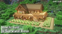 Minecraft- How To Build a Survival Base Tutorial(House Tutorial) (#11)