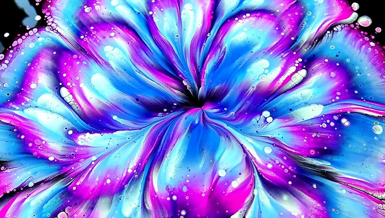 Amazing CUP BOTTOM acrylic pour painting ~ Step by step ~ Paint #WithMe​ ~ MUST SEE!!!