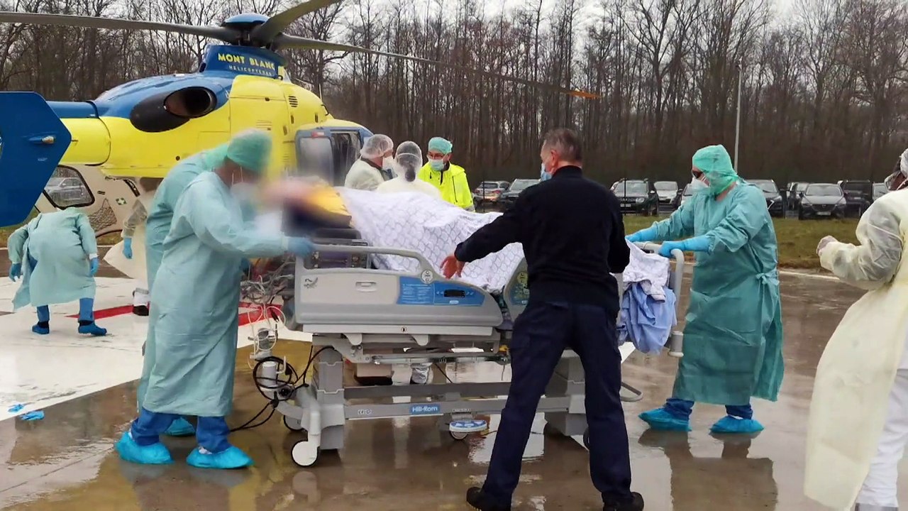 Nordfrankreich: Covid-Patienten werden nach Belgien ausgeflogen