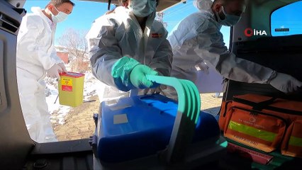 Gümüşhane’nin zorlu coğrafyasında Covid-19 aşısı seferberliği