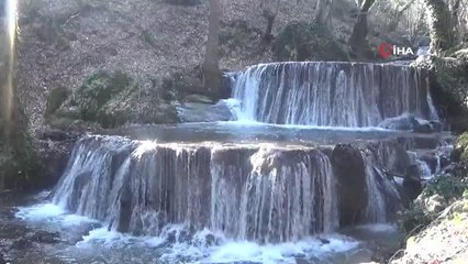 Traverten Şelale'si görenleri hayran bırakıyor