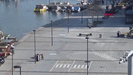 Son dakika: ÇANAKKALE Çanakkale'nin boşalan Kordonboyu turistlere kaldı