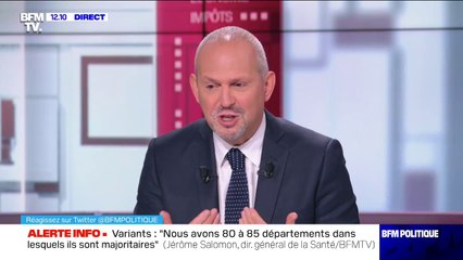 Jérôme Salomon: "La variante britannique est maintenant majoritaire, elle touche 80 à 85 départements"