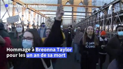 USA: les New-Yorkais rendent hommage à Breonna Taylor, un an après son meurtre (2)