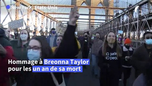 USA: les New-Yorkais rendent hommage à Breonna Taylor, un an après son meurtre (2)