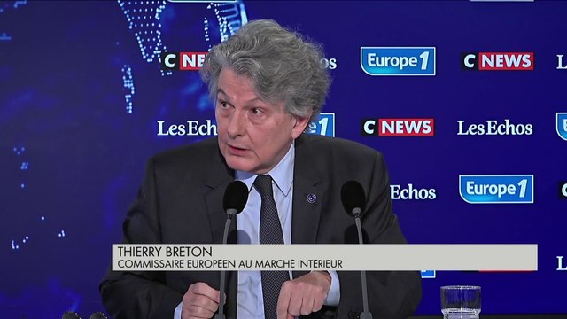 Thierry Breton : «Vous imaginez qu’on ait décidé d’échanger nos données personnelles contre des vaccins ?»
