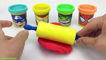 Play Doh Marvel Avengers with Iron Man Hulk Captain America Molds and Surprise Toys