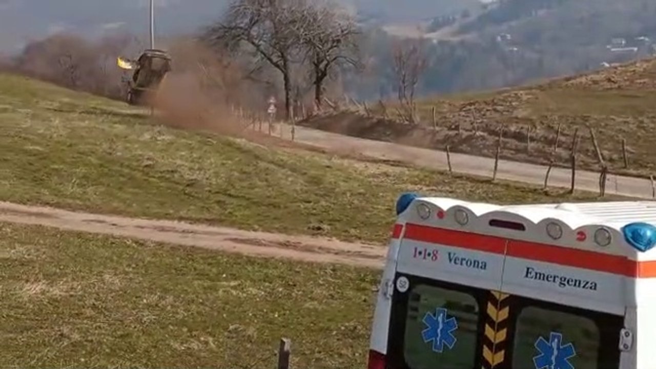 Rally Ciocco 2021 Big Crash Unkown  Clio Amateur