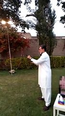 First lady's former first husband goes wild ... Buzdar and police afraid of taking action against Khawar Maneka for aerial firing