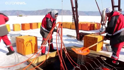 شاهد: إطلاق تلسكوب فضائي روسي عملاق في قاع بحيرة بايكال