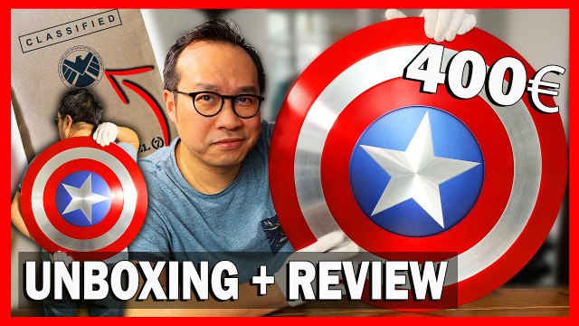BOUCLIER METAL CAPTAIN AMERICA + GOODIES : MON UNBOXING & AVIS