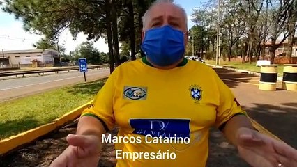 Motociclistas fazem protesto contra o STF em Apucarana