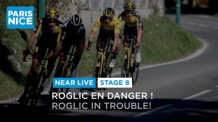 #ParisNice2021 - Étape 8 / Stage 8 - Roglic en danger ! / Roglic in trouble!
