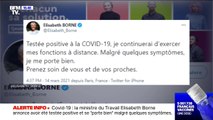 La ministre du Travail Elisabeth Borne testée positive au Covid-19