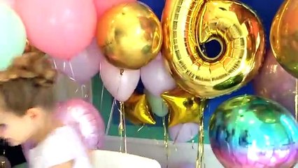 Roma and Diana Pretend Play Birthday Party stories