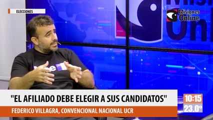 UCR el afiliado debe elegir a sus candidatos