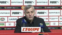 Genesio dédie sa première victoire à Nicolas Holveck - Foot - L1 - Rennes