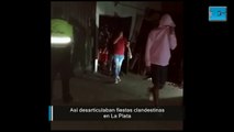 Así desarticulaban fiestas clandestinas en La Plata