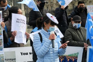 - Fransa'da Uygur Türklerine destek protestosu