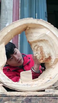Sculpture sur bois Buddha et Bishamon