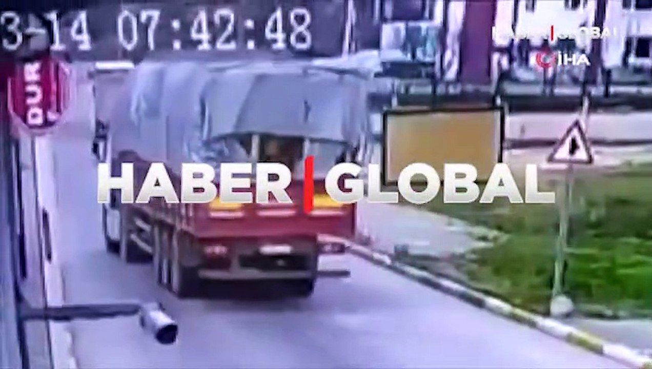 Ölümlü kaza kamerada
