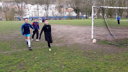 13.03.21 : Travail devant le but avec les u11/u13