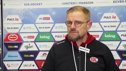 14.3.21 / Playoff-VF: Petri Matikainen nach Niederlage in Villach