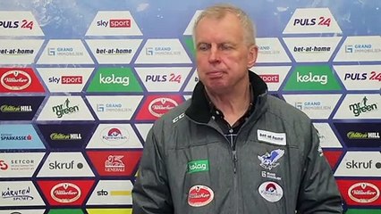 14.3.21 / Playoff-VF: Rob Daum (VSV) nach Sieg über KAC
