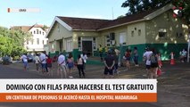 Domingo con filas para hacerse el test gratuito en Posadas