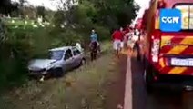 Corpo de Bombeiros atende vítima de acidente na rodovia PR-180