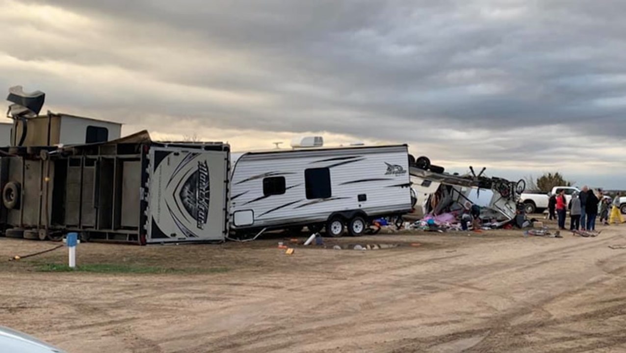 Twisters tear through Texas Panhandle