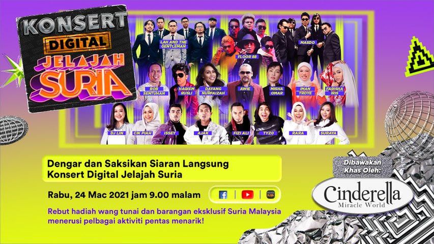 Konsert Digital Jelajah Suria | Dato' Awie, Dayang Nurfaizah, Misha Omar dan ramai lagi!