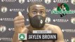 Jaylen Brown Postgame Interview | Celtics vs Rockets