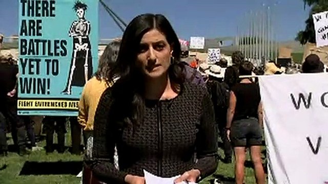 Thousands rallying against sexism, gendered violence