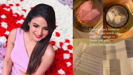 Jasmin Bhasin को fans ने भेजे ढेर सारे ख़त तो इमोशनल हुईं Jasmin ने कहा ये | FilmiBeat